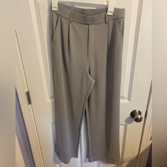 HALARA Size Medium Gray Regular Fit Pants - Picture 7 of 8